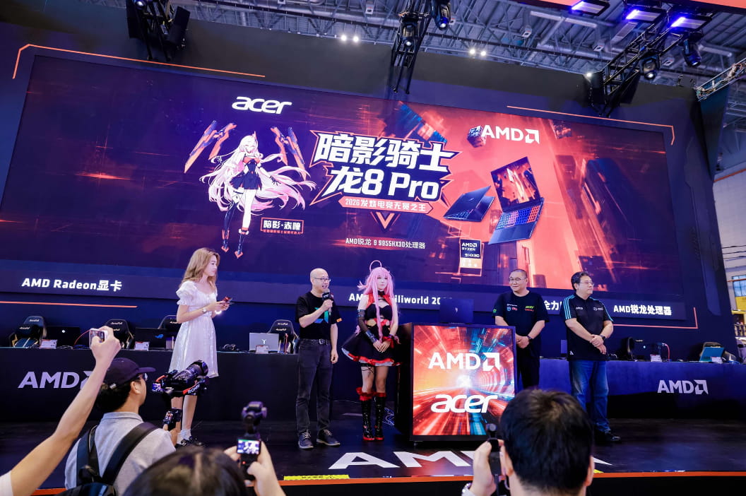 铸就电竞信仰！AMD宏碁BW首发锐龙9 9955HX3D暗影骑士·龙8 Pro 2026游戏本